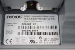 Micros 400801-001 Integrated LCD Rear Display For WorkStation 5A