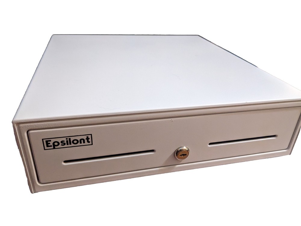 NEW EPSILONT EPS-410 CASH DRAWER No Keys Great Condition