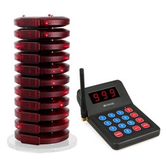Retekess T119 Restaurant Pager System Guest Queuing 10 Buzzers Food Truck Club