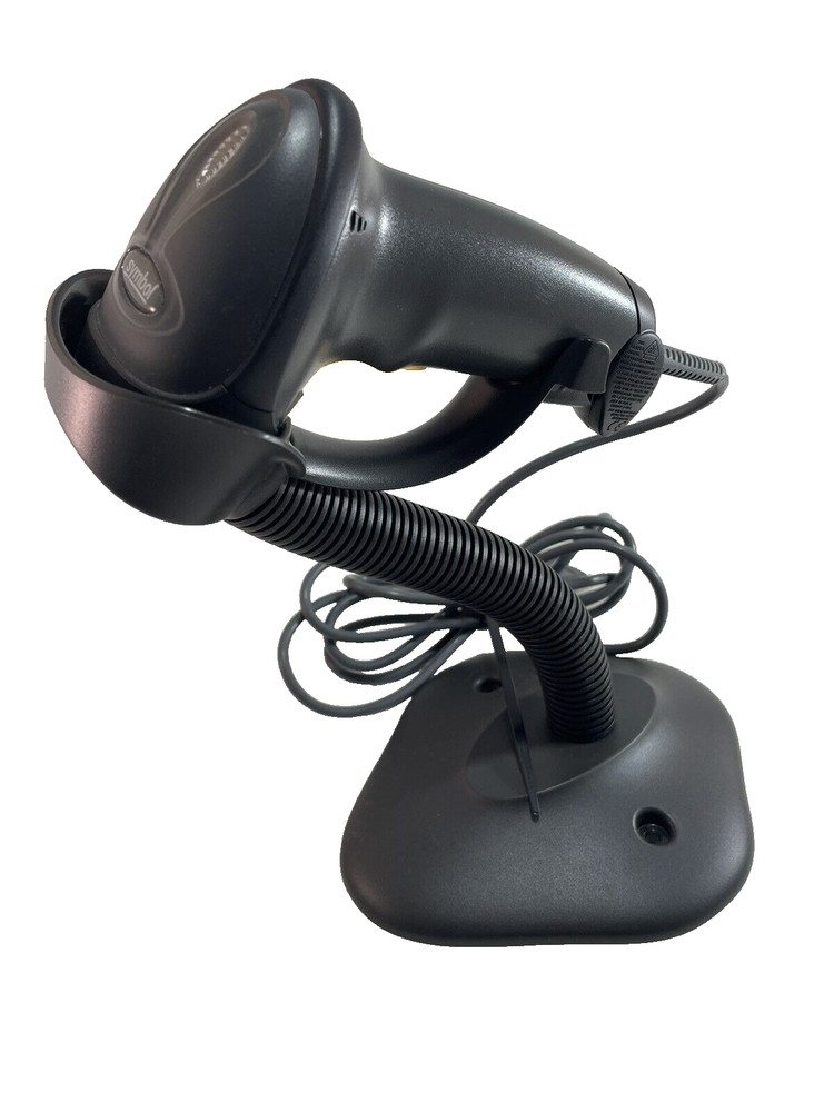 Symbol LS2208 Series USB Corded Handheld Standard Range Laser Scanner w/Stand