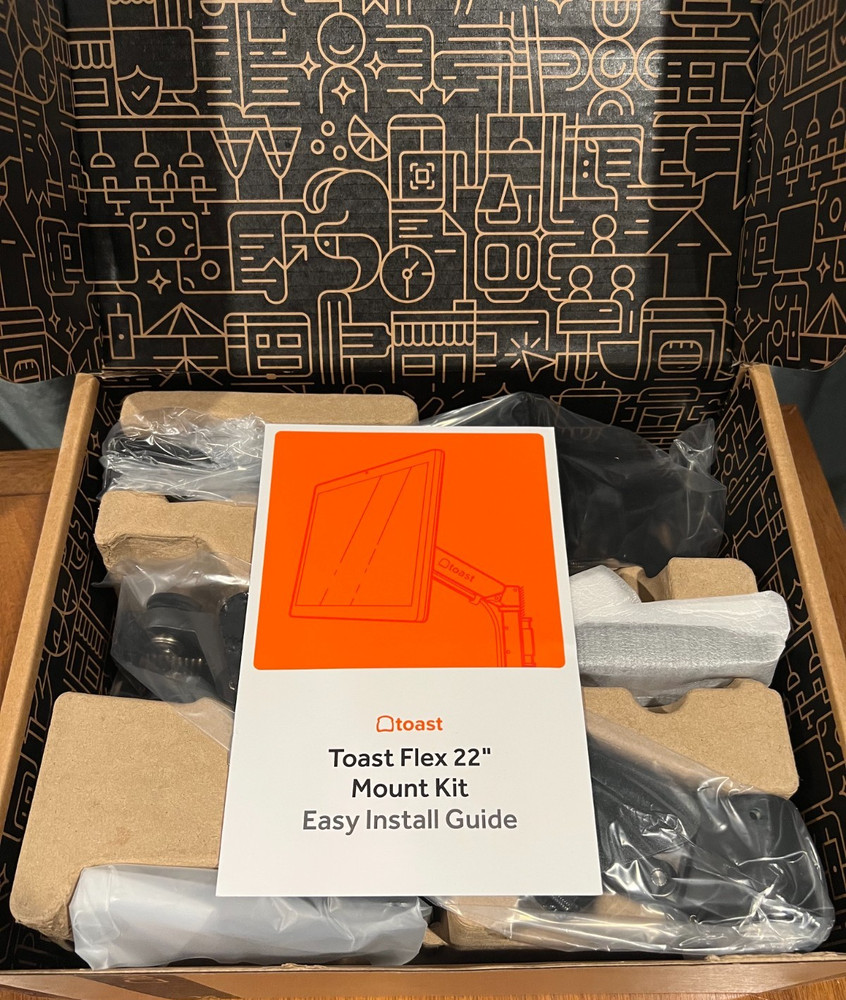 OEM Toast TM100V Flex 22&Prime; Display Mount Kit VESA 100×100 Universal New