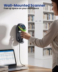 Eyoyo 1.44&Prime; LCD Barcode Scanner Wireless with Screen 1D 2D QR Bluetooth Scanner