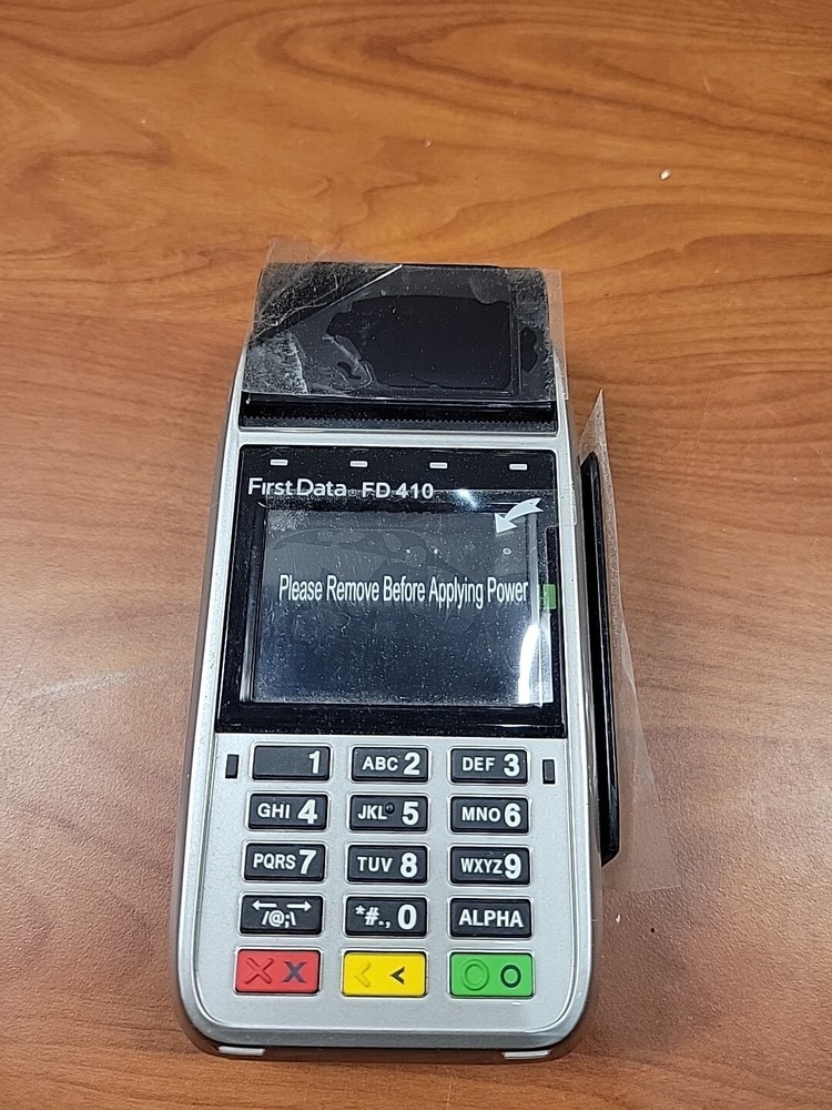 First Data FD410 wireless, Credit Card Machine