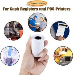 50 Rolls 2 1/4&Prime; x 50&prime; Cash Register Credit Thermal Paper POS Receipt Papers US