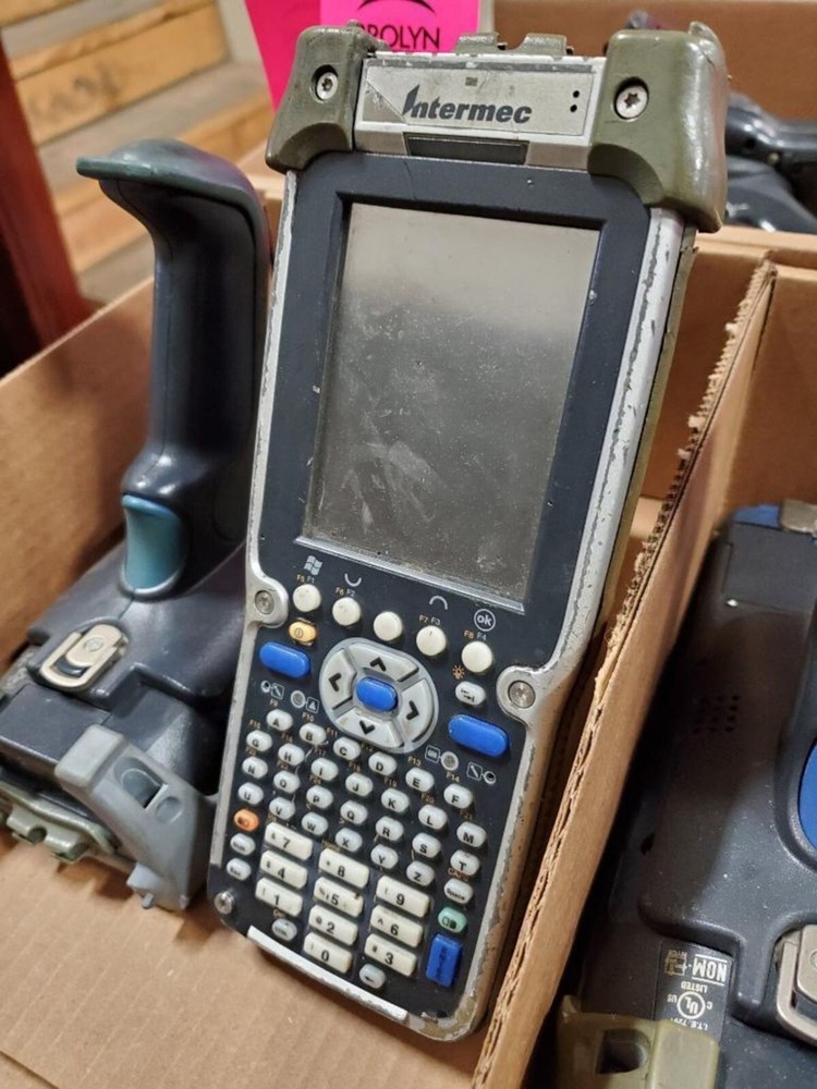 Lot Of 3 Intermec CK60 Hand Held Computer Barcode Scanner & Handles