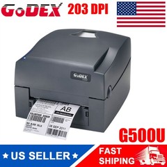 GODEX G500U 203dpi 4 inch Thermal Transfer & Direct Thermal USB Lable Printer US