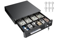 Tera 13 Auto Open Cash Register Drawer Heavy Duty Fully Removable Insert Tray 5