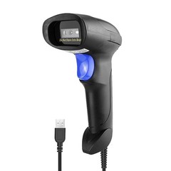 USB 1D Barcode Scanner Handheld Wired CCD Reader For Warehouse And Library Use