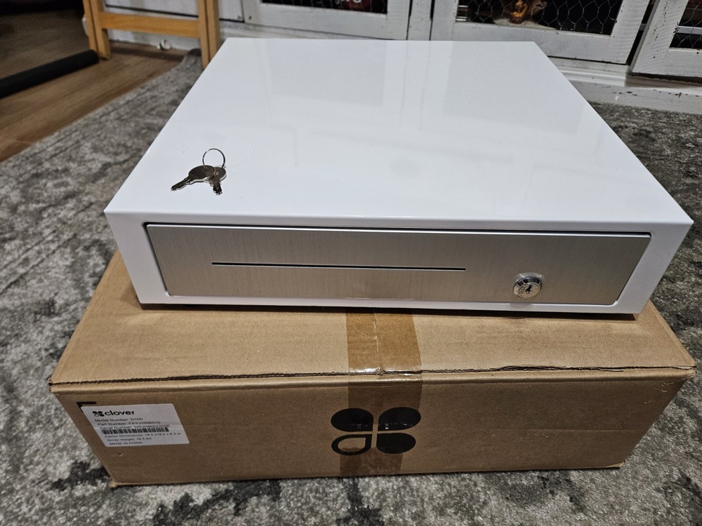 Clover Cash Register Drawer D100 No Popper Cable Aka Phone Line