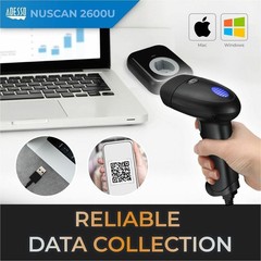 Adesso NuScan 2600U – Handheld 2D Barcode Scanner