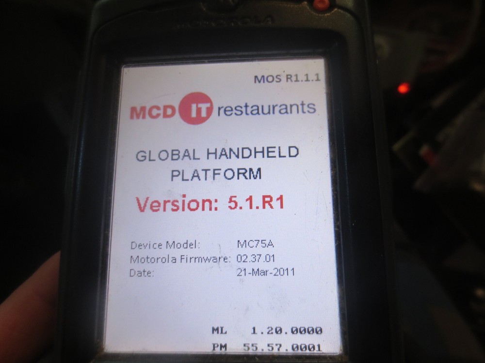 MOTOROLA Symbol Wireless Barcode Scanner Kit MC75AO Windows Mobile + Portsmith