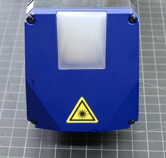 DATALOGIC AREX 420 LASER CONTROLLER w/ HEAD. MODEL AREX 120-365 MFD SEPT 2024