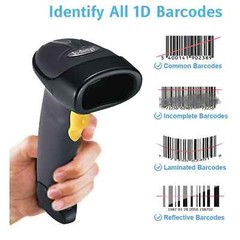 Symbol LS2208 Barcode Scanner Kit Network Cable with Stand LS2208-SR20007R NEW