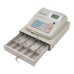 Electronic Cash Register with Flat Keyboard & Thermal Printer Commercial 48 Keys