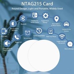 NFC 215 Tags Stickers 50 Pcs with Adhesive