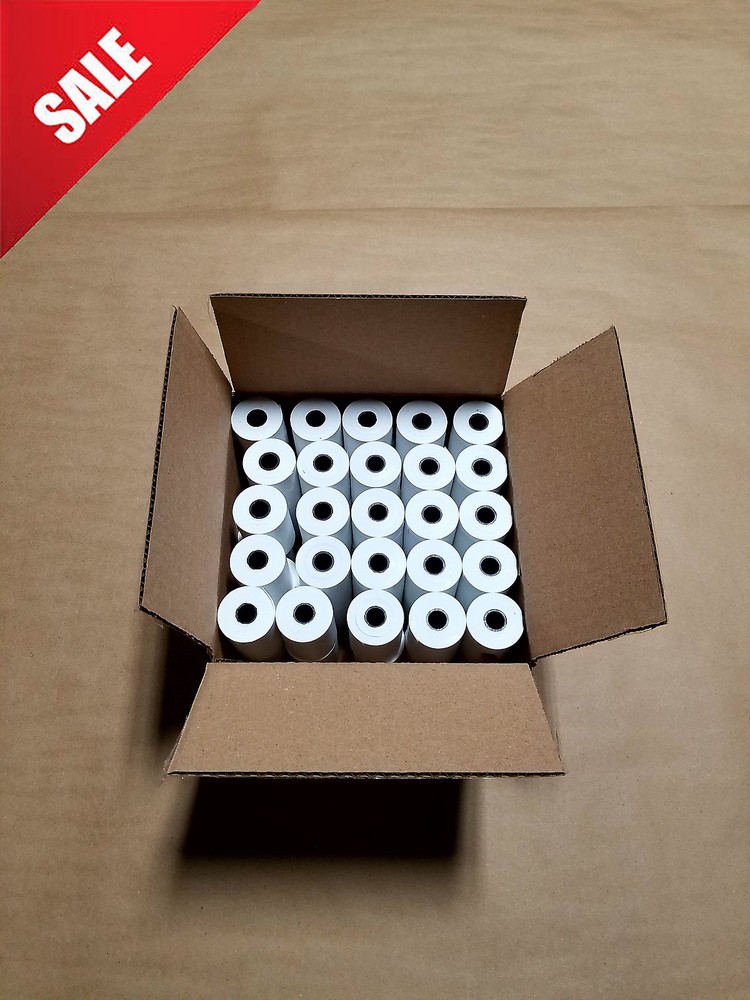 50 Rolls of 2-1/4&Prime; x 70&prime; Thermal for Datecs PP-55 Palm Printer
