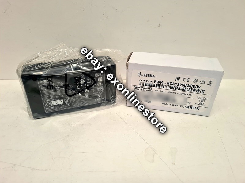 PWR-BGA12V50W0WW – Zebra 12V 50W 4.16A Power Supply Unit