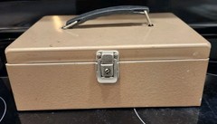 Rockaway Metal Cash Box NO KEYS Dimensions: 11in Long x 8in Wide x 4in High,Used