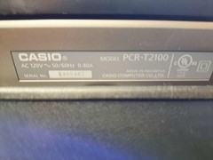 ⚡MISSING PARTS⚡CASIO PCR-T2100 ELECTRONIC CASH REGISTER TAX PROGRAMMING LCD ^^⚡