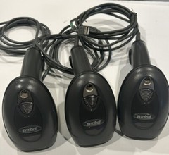 Symbol LS4208-SR20007ZZR Laser Barcode Scanner w/ USB Cable! LOT OF (3)