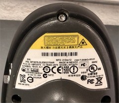 LOT OF 2 Motorola Symbol Barcode Scanners MT2070 with STB2000-C1 Cradle WORKING!