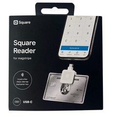 Square Reader For Magstripe (USB-C) Mobile Payment Swipe Credit Card Readers NIB