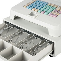 Electronic Cash Register 48 Key POS Casher 8 Digital LED Display with Drawer New