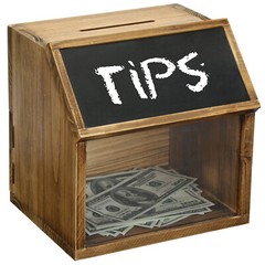 Rustic Burnt Solid Wood Suggestion Donation Ballot Box w/Chalkboard Label & Lock