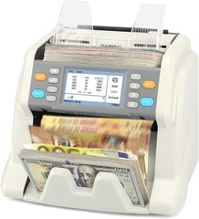RIBAO MC-40 Mixed Denomination Money Counter, UV MG IR CIS Bill Counter