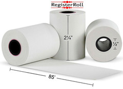 50 Rolls 2 1/4&Prime; x 85&prime; First Data FD130 FD50 FD55 FD100Ti Thermal Paper Rolls