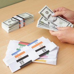 300 Pack Self Adhesive Currency Straps Money Bands for Bills Wrappers Sorting