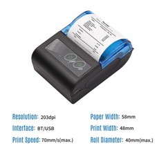 Sunydog Thermal Receipt Printer USB 58mm Portable Mini for Android Win