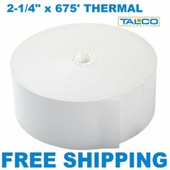 GENMEGA ATM THERMAL RECEIPT PAPER – 3 ROLLS ~FAST FREE PRIORITY SHIPPING~