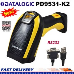 Datalogic PowerScan PD9531-K2 Handheld 2D Imager Barcode Scanner W/ RS-232 Cable