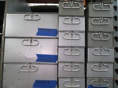 Unbranded Safe Deposit Box, Metal, Drawer *Used* 21- 5/8&Prime; x 4-5/8&Prime; x 2-1/2&Prime;