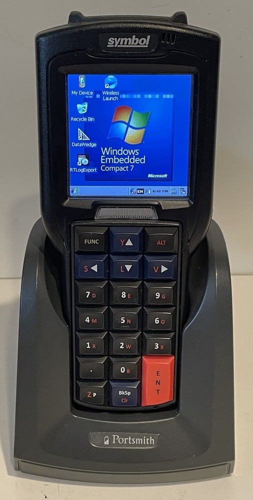 Symbol MC32N0 MC32N0-GLMHCLE2A Handheld Barcode Scanner w/ Portsmith Dock