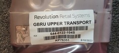REVOLUTION RETAIL SYSTEMS GBRU UPPER TRANSPORT 644-0122-104S NEW SEALED