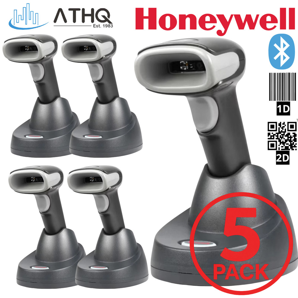 5 Honeywell Voyager XP 1472G Bluetooth Wireless 1D/2D QR Code Barcode Scanner