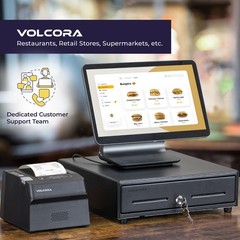 Volcora 13&Prime; Electronic Cash Register Drawer for Point of Sale (POS) System wi…