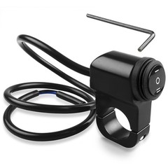 3-Speed Adjustment Motorcycle Headlight Switch 12v 7/8&Prime; 22-23mm Waterproof Mo…