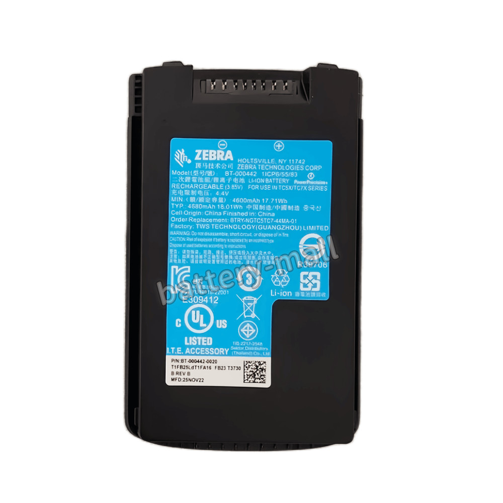 BT-000442 for Zebra TC78 Android Scanner Battery BTRY-NGTC5TC7-44MA-01