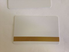 500 UltraCard White CR80 .30 mil – PVC Cards Hi Co 2 Track – Gold Mag Stripe
