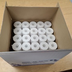 Thermal Paper 3 1/8 x 230&prime; 50 rolls only $46.99 with cheap shipping fee!!!!