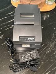 Epson TM-H6000III M147G Monochrome Thermal Receipt POS Printer W/ Power Adapter