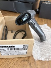 Symcode USB 2D Barcode Scanner Handheld Wired Automatic QR