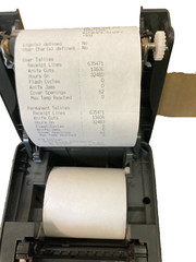 NCR 7197-6001 Thermal Receipt Printer, Charcoal