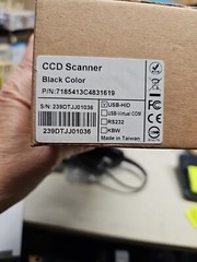 CCD Barcode Scanner USB-HID 239DTJJ01036 NEW IN BOX (OK)