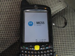Symbol Motorola MC5574-PYCDUQRA9WR Cell Phone Bar Code Scanner With Car Charger