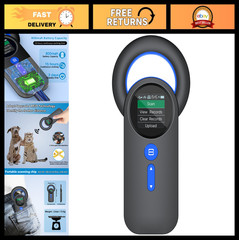 Handheld Dual-Frequency Bluetooth Animal Microchip Scanner 134.2KHz & 125KHz FDX