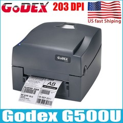 GODEX G500U 4 inch Thermal Transfer & Direct Thermal 203dpi USB Lable Printer US